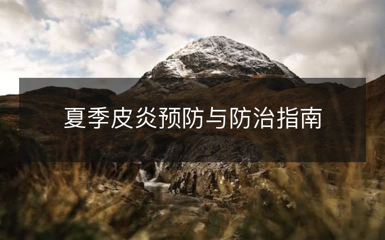 夏季皮炎预防与防治指南 夏季皮炎预防与防治指南